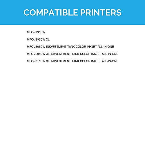 LD Compatible Ink Cartridge Replacements for Brother LC3035 Ultra High Yield (Black, Cyan, Magenta, Yellow, 4-Pack)