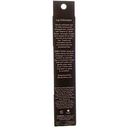 e.l.f. Lip Exfoliator, Clear 0.16 oz (Pack of 4)