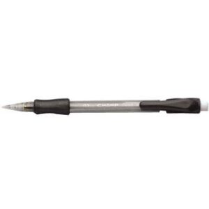 Pentel Champ Pencil, Automatic Pencil, 0.5mm Lead Size, Black Barrel, Box of 12 (AL15A)