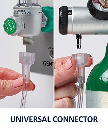 Medline Soft-Touch Nasal Oxygen Cannula, Universal Connector, 14-ft. Tubing Length, Adult Size, Pack of 50