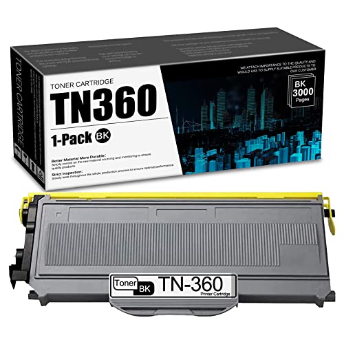 DONGINK TN360 TN330 Compatible TN-360/330 High Yield Toner Cartridge Replacement for Brother DCP-7030 7040 7045N HL-2120 2150N 2125 2140 2150 2150N 2170 2170W Printer(Black, 1-Pack)