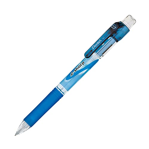 Pentel® e-Sharp™ Mechanical Pencil, 0.7 mm, 72% Recycled, Blue, Pack Of 12