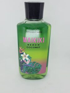 bath and body works waikiki – beach coconut shower gel 10 fluid ounce (2020 edition)