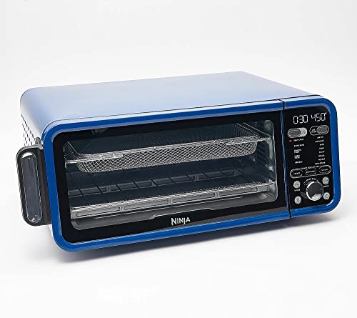 Ninja SP101 Foodi 8-in-1 Air Fry Large Toaster Oven Flip-Away for Storage Dehydrate Keep Warm 1800w XL Capacity (Renewed) NAVI BLUE