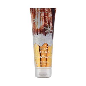 bath and body works snowflakes and cashmere ultra shea body cream 8 ounce