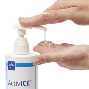 Medline ActivICE Topical Pain Reliever Gel, Great for Arthritis, Muscle Aches and Back Injuries, 32 oz Pump Bottle