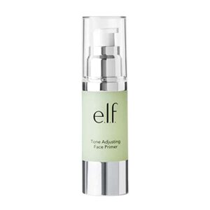 e.l.f. tone adjusting face primer, use as a base for your makeup, neutralize uneven skin tones, 1.01 fl. oz.