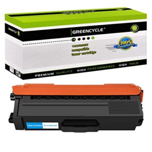 greencycle high yield 3500 pages toner cartridge replacement compatible for brother tn315 tn-315 tn315c hl-4150cdn hl-4570cdw hl-4570cdwt mfc-9460cdn mfc-9560cdw mfc-9970cdw printer (1 cyan)