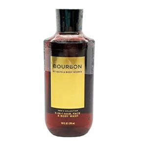 Bath & Body Works Bourbon Men's 2-IN-1 Hair & Body Wash 10 Oz.