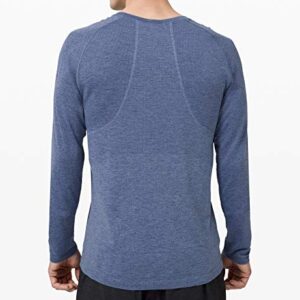 Lululemon Athletica Lululemon Mens Metal Vent Tech Long Sleeve Shirt(Midnight Shadow/Tempest, L)