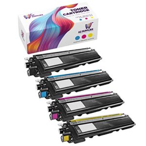 az supplies compatible toner cartridges replacement for brother tn210 for use in hl-3040cn, hl-3045cn, hl-3070cw, hl-3075cw, mfc-9010cn, mfc-9120cn, mfc-9125cn,mfc-9320cw,mfc-9325cw (b,c,y,m, 4-pack).