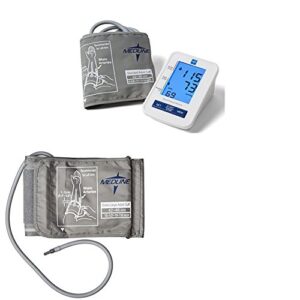 medline mds4001 automatic digital blood pressure monitor with standard and x-large adult cuffs