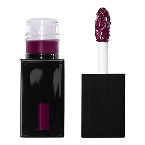 e.l.f. Cosmetics Glossy Lip Stain, Lightweight, Long-Wear Lip Stain For A Sheer Pop Of Color & Subtle Gloss Effect, Berry Queen