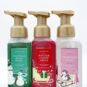 Bath And Body Works Holiday Trio Gentle Foaming Hand Soap, Set of 3