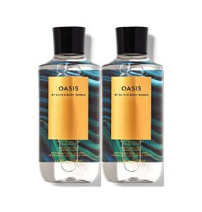 bath&bath bath and body works oasis for men 3-in-1 hair, face & body wash – value pack lot of 2 – full size (oasis) 20.0 fluid_ounces