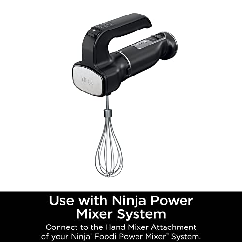 Ninja XSKWHSKBRN Balloon Whisk for Power Mixer System (CI100 Series), Stainless Steel