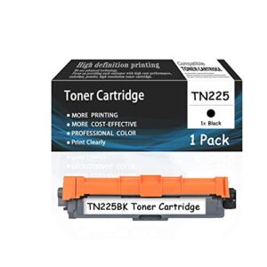 1 Pack TN225BK TN-225 (High Yield) Black Toner Cartridge Compatible for Brother HL-3140CW 3150CDN 3170CDW 3180CDW MFC-9130CW 9140CDN 9330CDW 9340CDW DCP-9015CDW 9020CDN Printers,Sold by AcToner.