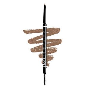 nyx professional makeup micro brow pencil, eyebrow pencil – taupe
