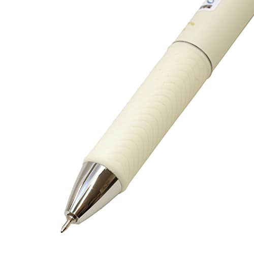 Pentel EnerGel Clena Retractable Liquid Gel Pen, Micro Fine Point 0.3mm Needle Tip, Black Ink, Sax Blue Body (BLN73LS-A)