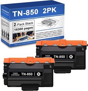tcxlink (2 pack) tn-850 tn850 high-yield toner cartridge replacement for brother tn850 dcp-l5500dn mfc-l6700dw mfc-l5700dw hl-l6200dw/dwt printer toner.