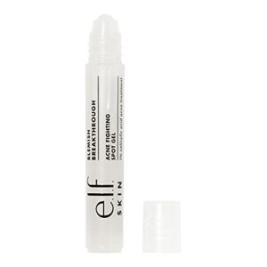 e.l.f. skin blemish breakthrough acne fighting spot gel, roll-on acne spot gel for treating blemishes, made with salicylic acid, vegan & cruelty-free