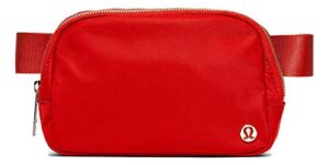 lululemon everywhere belt bag 1l (dark red)