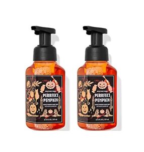 bath & body works purrfect pumpkin gentle foaming hand soap 8.75 ounce 2-pack (purrfect pumpkin), 17.5 ounce, 1.47 pounds