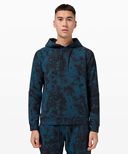 Lululemon Athletica City Sweat Pullover Hoodie French Terry (Astral Classic Navy Blue Borealis, l)