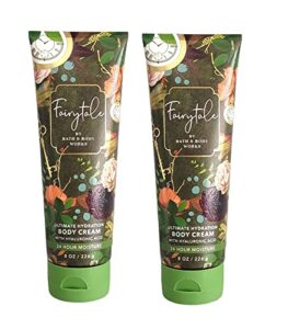 bath and body works fairytale body cream ultimate hydration gift set for women 2 pack 8 oz. (fairytale)