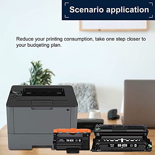 Neoa (2 PK,Black) 1 Pack TN820 TN-820Toner Cartridge + 1 Pack DR820 DR-820 Drum Unit Compatible Replacement for Brother DCP L5500DN L5600DN L5650DN MFC L6700DW L6750DW L5700DW L5800DW L5900DW Printer