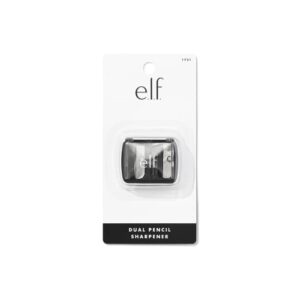 e.l.f. Dual-Pencil Sharpener, Convenient, Essential Tool, Sharpens, Easy To Clean, Travel-Friendly, Compact, Vegan & Cruelty-Free, 1 Count (Pack of 1)