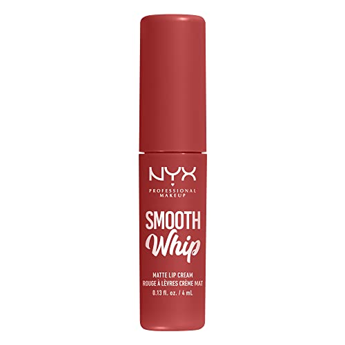 NYX PROFESSIONAL MAKEUP Smooth Whip Matte Lip Cream, Long Lasting, Moisturizing, Vegan Liquid Lipstick - Parfait (Midtone Red Nude)