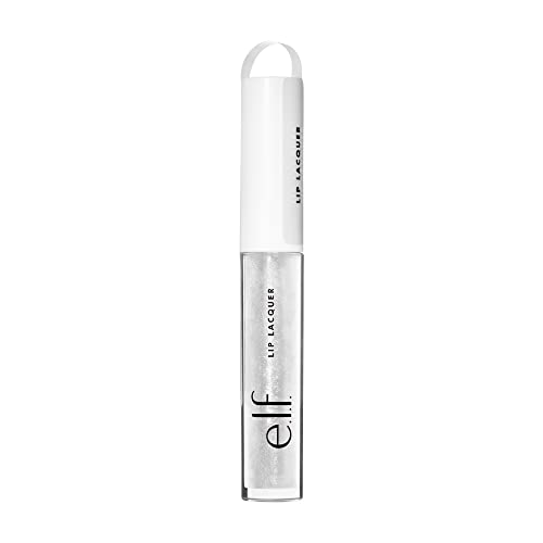 e.l.f, Lip Lacquer, Moisturizing, Shiny, Non-Sticky, Long Lasting, Provides Maximum Color, Glides On, Bubbles, 0.08 Fl Oz