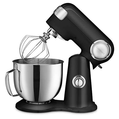 Cuisinart SM-50BK 5.5 Quart Stand Mixer, Manual, Onyx Black