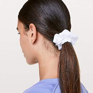 Lululemon White Uplifting Scrunchie