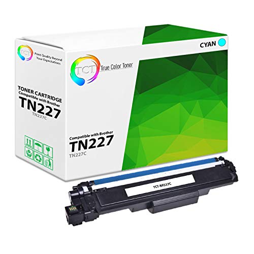 TCT Premium Compatible Toner Cartridge Replacement with Chip for Brother TN227 TN-227 Works with Brother HL-L3210CW, MFC-L3710CW L3750CDW, DCP-L3510CDW Printers (B, C, M, Y) - 5 Pack