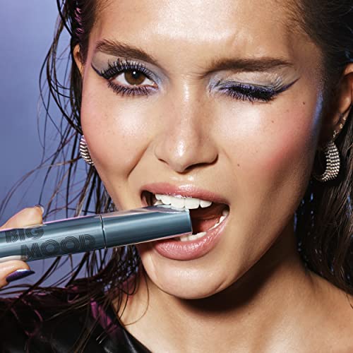 e.l.f. Big Mood Waterproof Mascara, Instantly Creates Long-Lasting, Bold & Lifted, Voluminous Lashes, Infused with Jojoba Wax, Black, 0.30 fl Oz