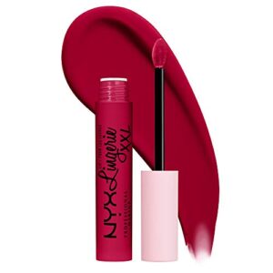 nyx professional makeup lip lingerie xxl matte liquid lipstick – stamina (blue red)
