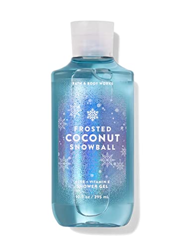 Bath and Body Works Frosted Coconut Snowball Shower Gel 10 Ounce Full Size