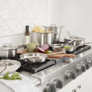 12 Piece Cookware Set by Cuisinart, MultiClad Pro Triple Ply, Silver, MCP-12N