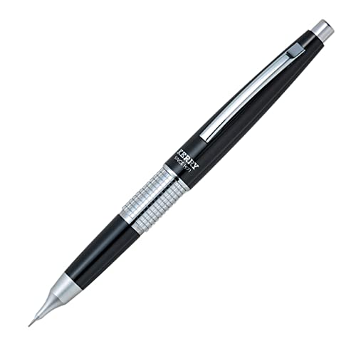 Pentel Sharp Kerry Mechanical Pencil (0.7mm), Black Barrel, 1 Pen (P1037A)