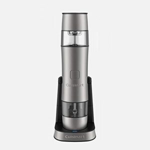 Cuisinart SG-3 Rechargeable Salt, Pepper and Spice Mill Mini Prep Plus Food Processor, Stainless Steel