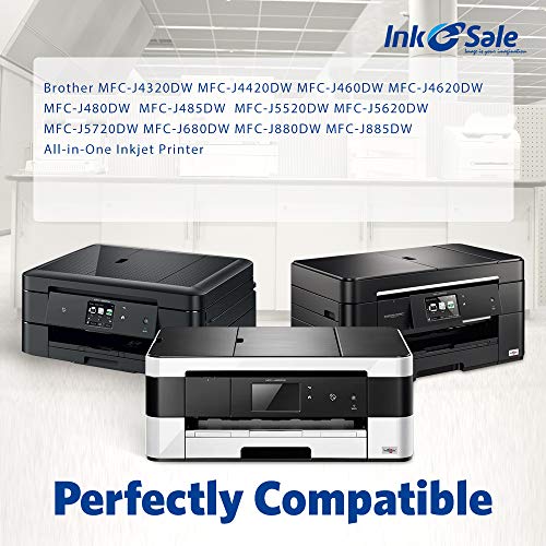 INK E-SALE Compatible LC203 LC201 Ink Cartridge Replacement for Brother LC203 XL LC201 XL for MFC-J460DW J480DW J485DW J680DW J880DW J885DW J4320DW J4420DW J4620DW J5620DW J5520DW J5720DW (12 Pack)