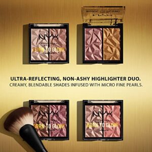 NYX PROFESSIONAL MAKEUP Born To Glow Icy Highlighter Duo - Bout The Bronze