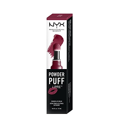 NYX PROFESSIONAL MAKEUP Powder Puff Lippie Lip Cream, Liquid Lipstick - Pop Quiz (Berry)