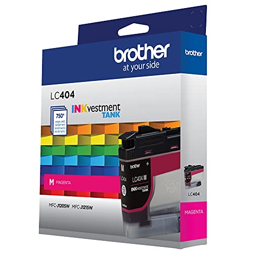 Brother Genuine LC404M Magenta INKvestment Tank Ink Cartridge