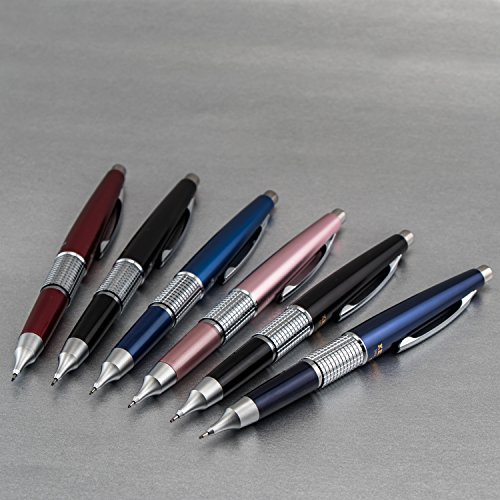 Pentel Sharp Kerry Automatic Pencil, 0.5mm Lead Size, Red Barrel, 1 Each (P1035B)