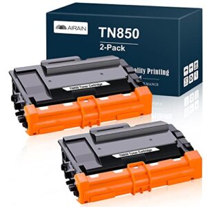 mairain compatible toner cartridge replacement for brother tn850 tn-850 tn820 tn-820, for brother hl-l6200dw hl-l5200dw mfc-l5900dw mfc-l5700dw mfc-l6800dw mfc-l5850dw printer, high yield 2-black