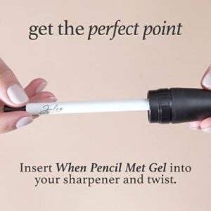 Julep When Pencil Met Gel Sharpenable Multi-Use Longwear Eyeliner Pencil - Blackest Black - Transfer-Proof - High Performance Liner