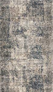 Loloi II Teagan Collection TEA-05 Denim/Slate, Contemporary 5'-3" x 7'-6" Area Rug